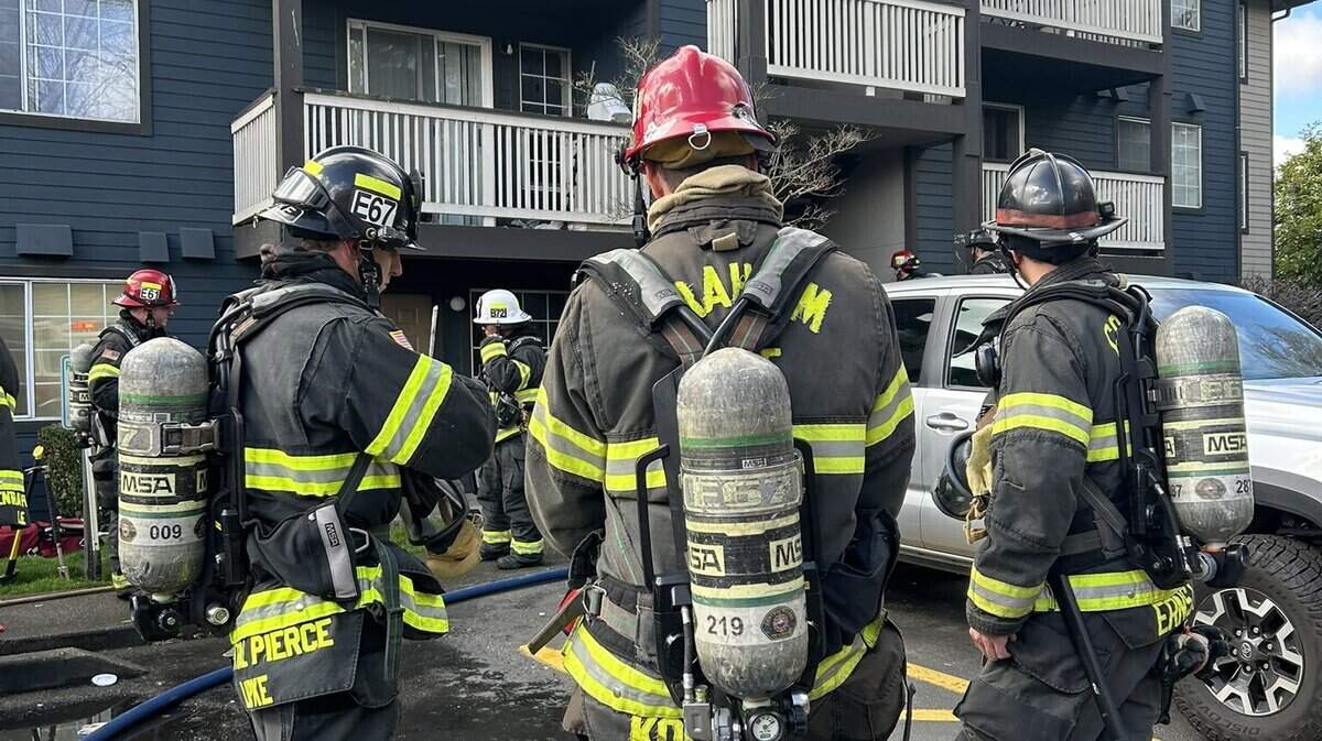 Several people have been displaced following a fire in Parkland on March 6, 2025.
