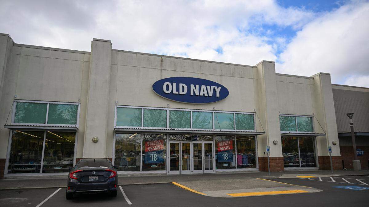 The Old Navy store in Lakewood Towne Center, on Monday, April 21, 2025, in Lakewood. Washington state Supreme Court weighed in on a federal lawsuit filed by a Pierce County resident over allegedly false and misleading email subject lines from Old Navy. The Supreme Court ruled that any false or misleading information in email subject lines violate state law.