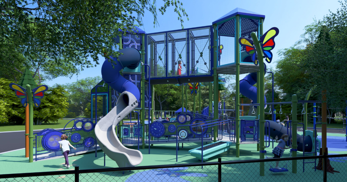 A rendering for a new playground design at Bradley Lake Park, located at 531 31st Ave. SE in Puyallup, Wash. City officials told The News Tribune they expect construction to happen in the fall of 2027.