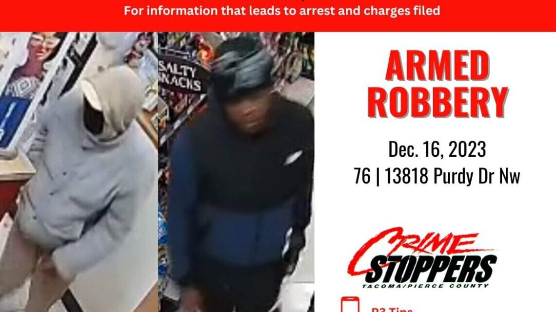 Pierce County investigators look for armed robbery suspects | Tacoma ...