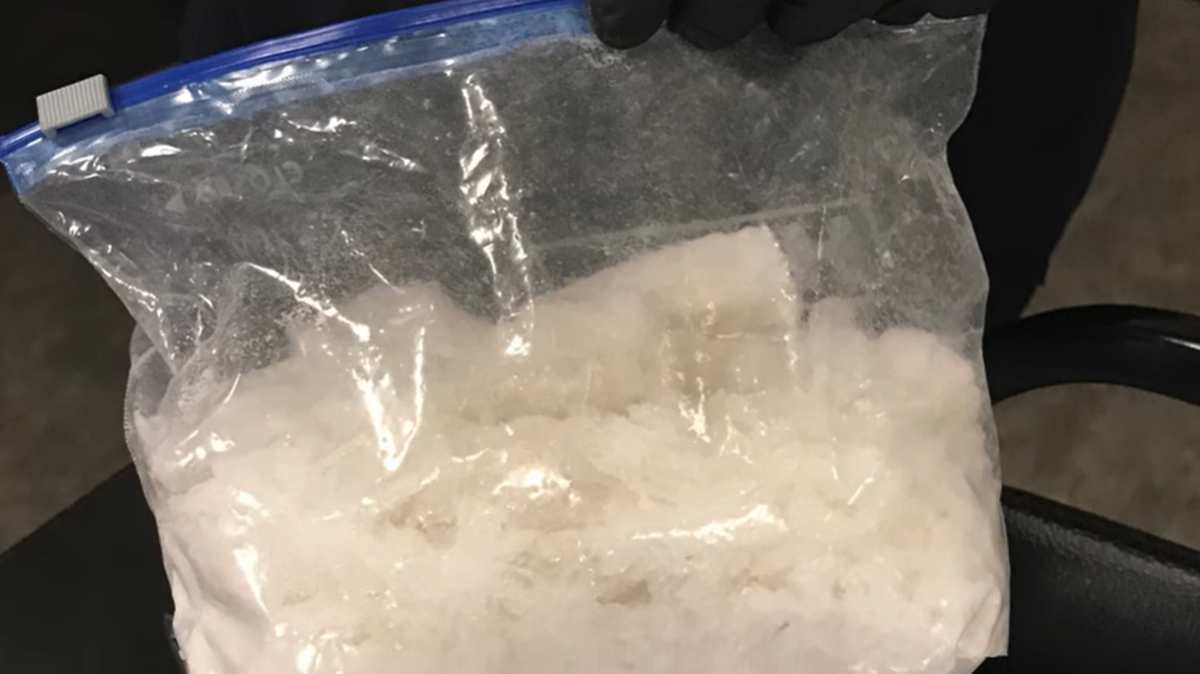 A homeowner found “crystals wrapped in plastic” on his front porch in Lynnwood, Washington, on March 22, police said. The substance was meth.