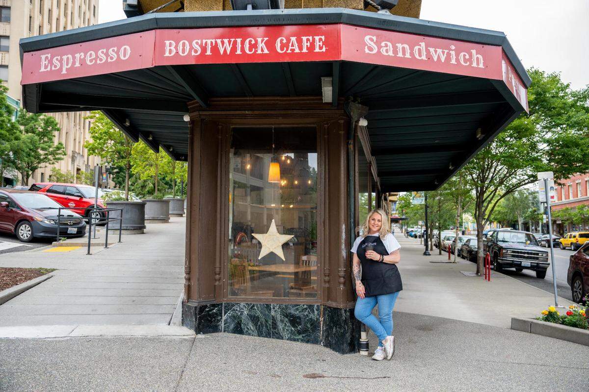 Dustie Dannemiller was attracted to the historic nature of Bostwick Cafe’s 1889 building, as well as its proximity to Tacoma’s Antique Row.