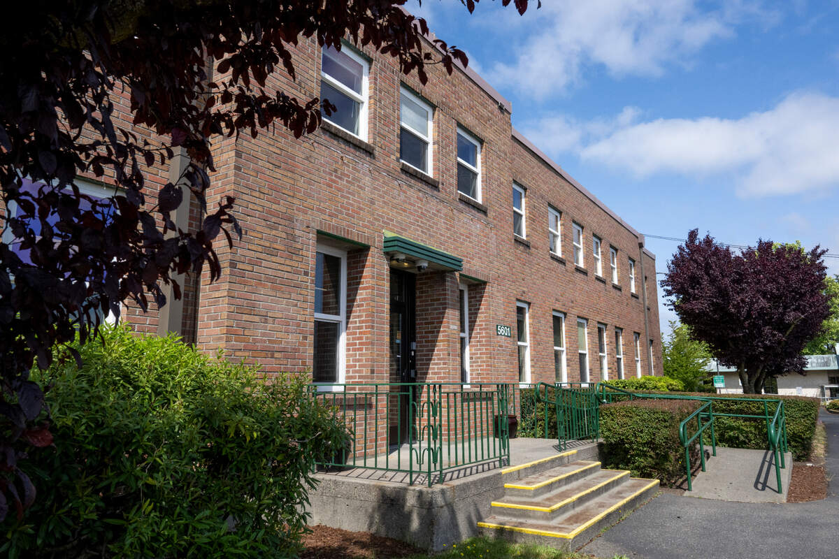 The Progress House building, which will be reopening next month as the The Leo Charles Brown Jr. House at Tacoma Reentry Center, is pictured on Wednesday, June 4, 2025, in Tacoma.