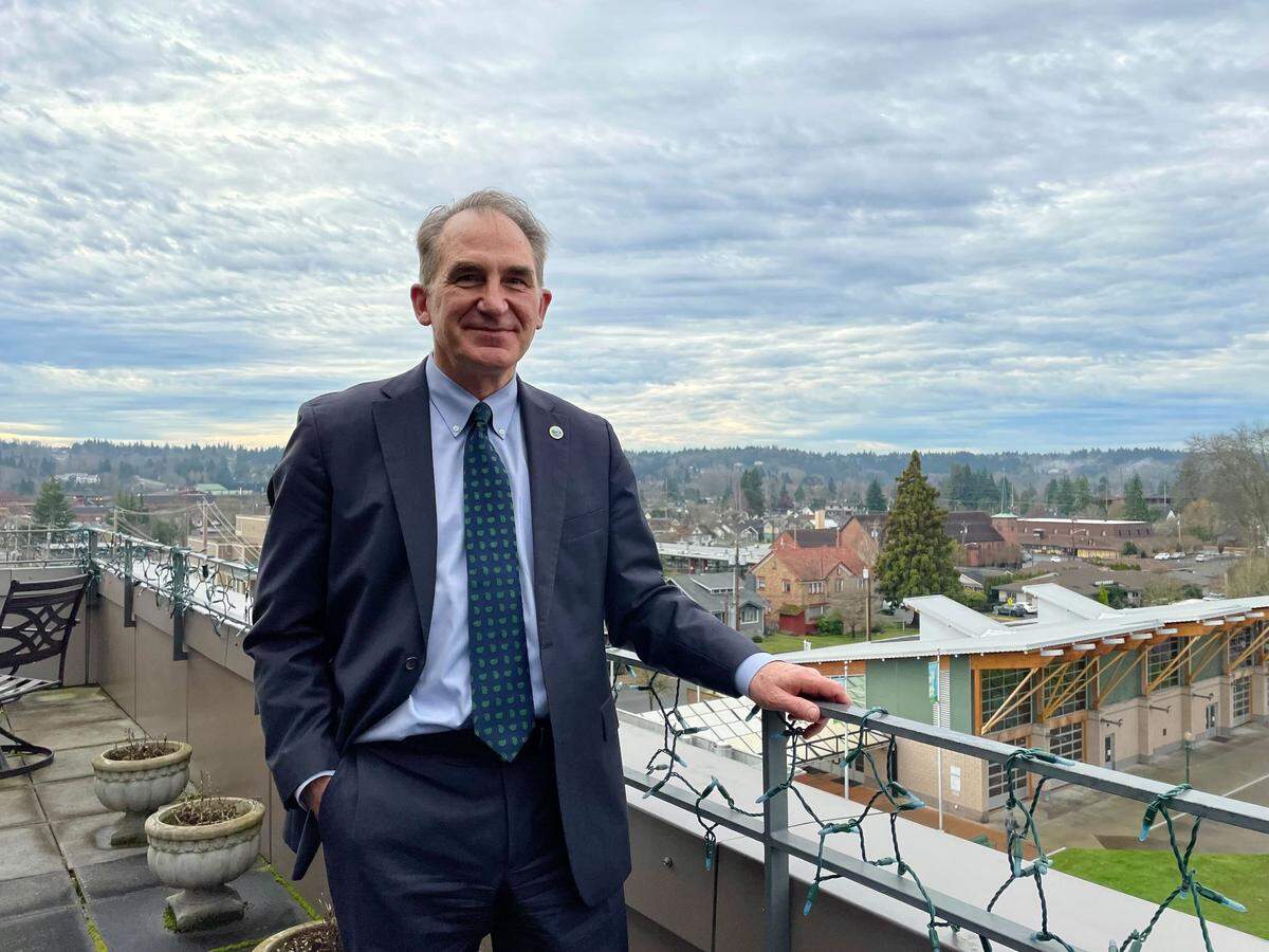Jim Kastama is the mayor of the city of Puyallup. He was first elected to the City Council in 2017, and he was reelected in 2021.