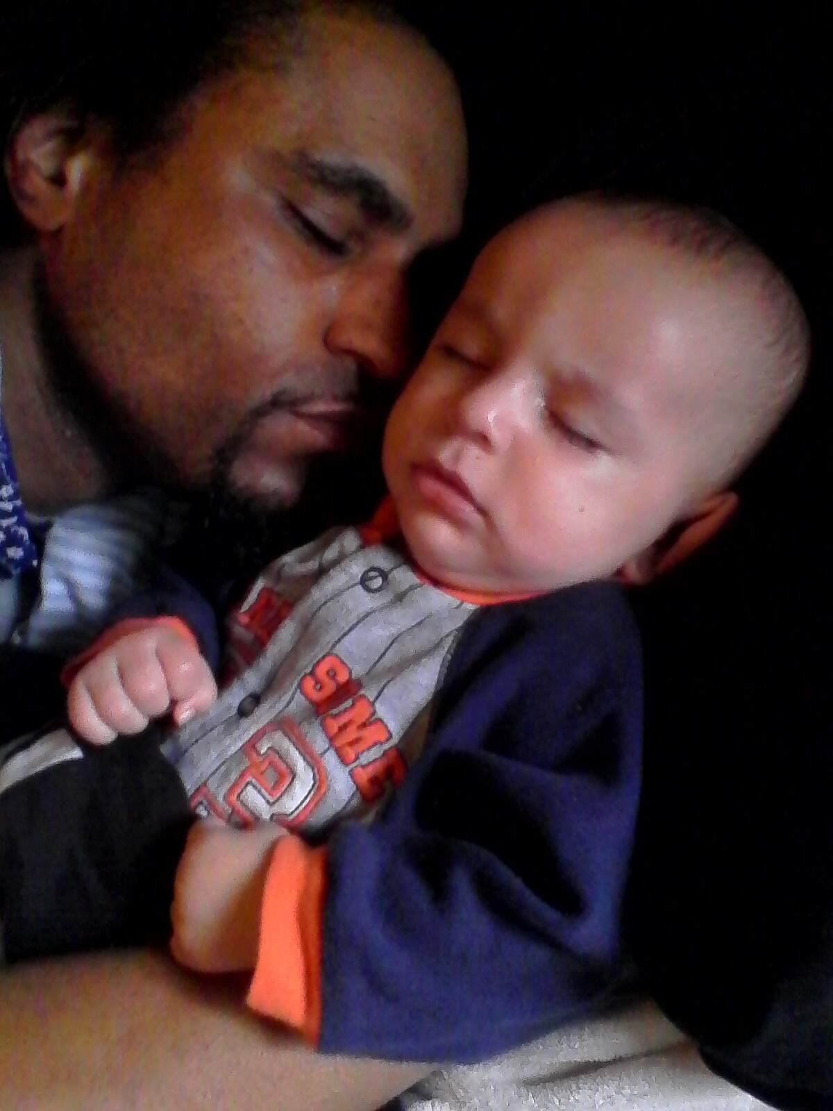 De’Angelo Reese and his son, De’Angelo Reese Jr., in 2015.