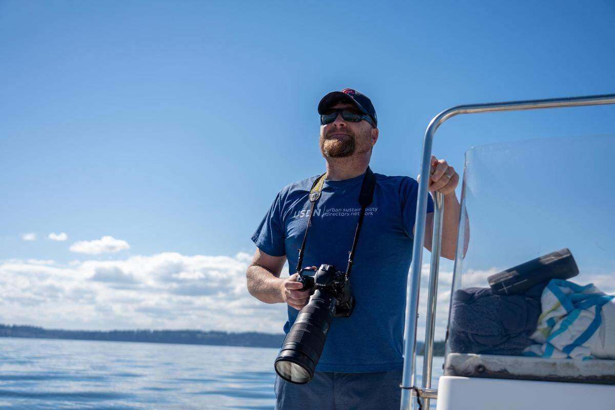 Local photographer Ryan Dicks goes out on his boat in his free time around Tacoma searching for wildlife such as whales, seals, sea lions, bald eagles and many more.