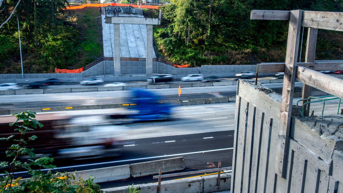 Tacoma’s East L Street overpass over Interstate 5 was demolished in 2019 as part of the Washington state Department of Transportation’s HOV project. It is being rebuilt now.