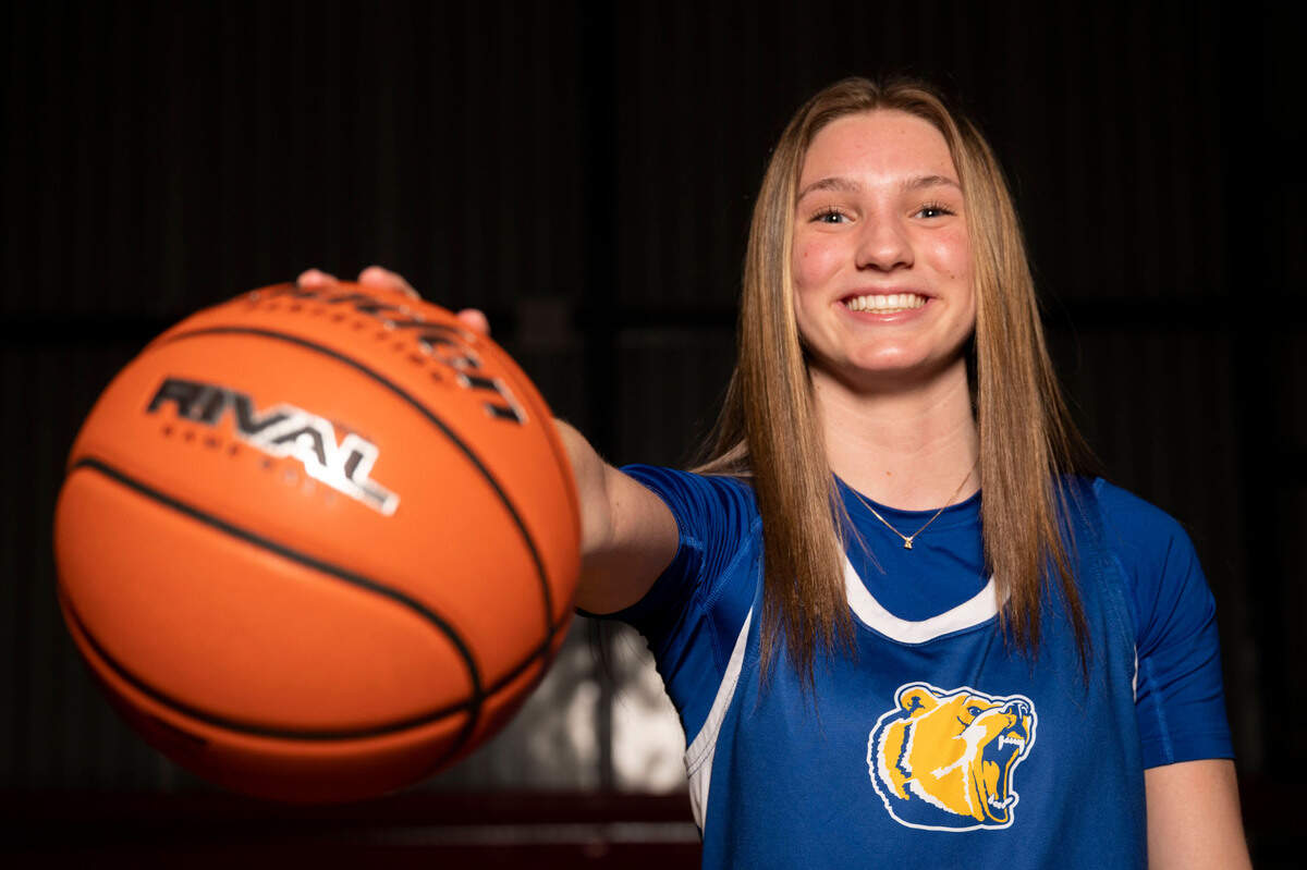 Tahoma’s Hope Hassmann poses for a portrait at Silas High School in Tacoma, Wash., on Wednesday, March 16, 2022.