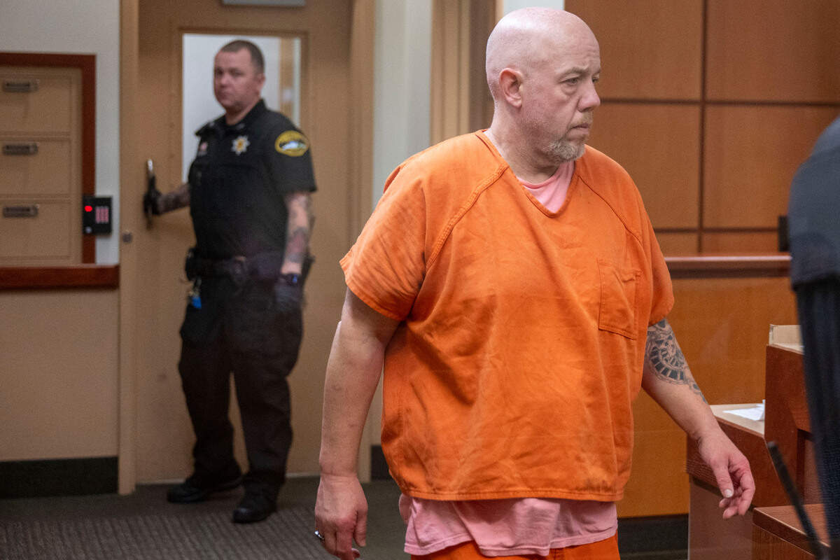 Scott Joseph Riggs, 49, makes an appearance prior to an arraignment hearing on Friday, Aug. 25, 2023, in Pierce County Superior Court in Tacoma, Wash.