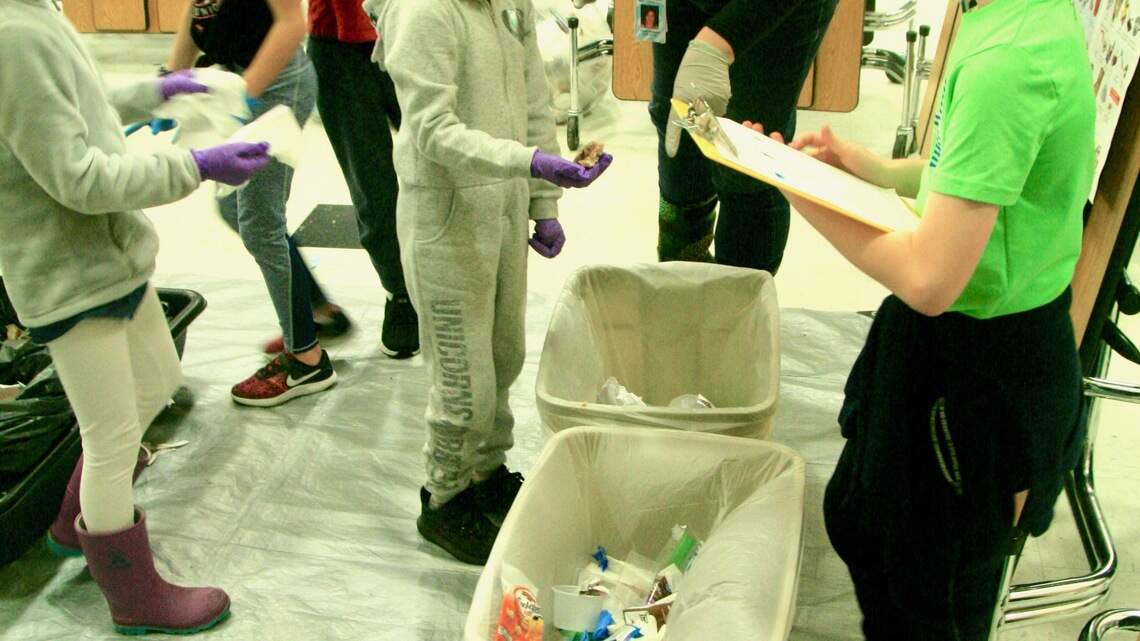 Rubber-gloved, Harbor Heights kids get a crash course in ‘garbology’