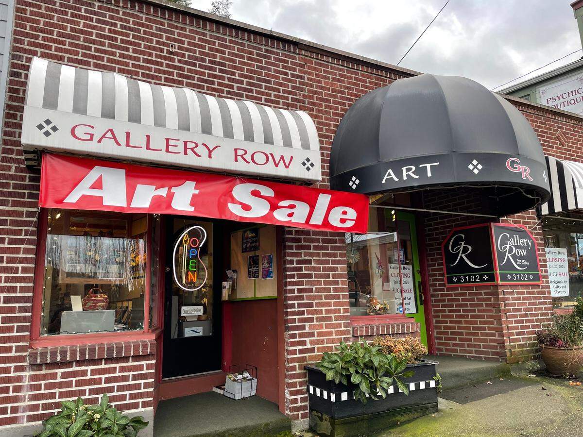 Gallery Row at 3102 Harborview Dr. in Gig Harbor permanently closed Jan. 20.