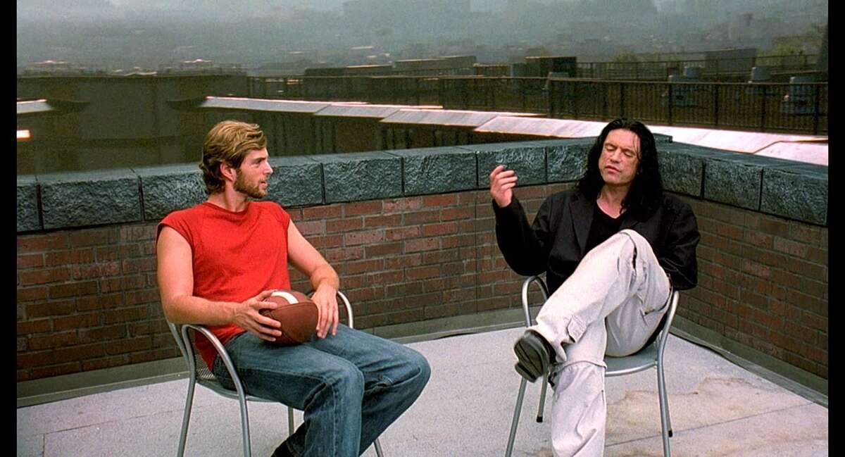 Greg Sestero, left, and Tommy Wiseau in “The Room”.
