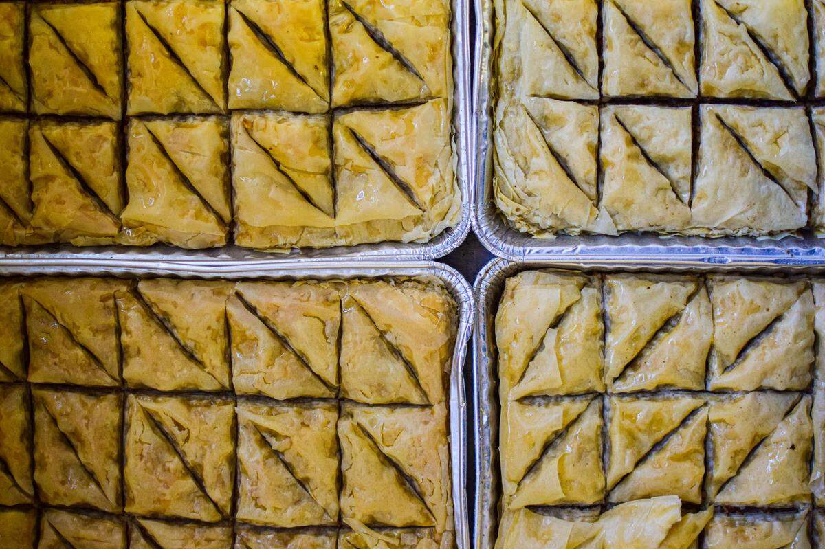 Firth estimated they made nearly 20,000 pieces of baklava over six months. They baked more of everything for 2024 after selling out on Day 2 last year.