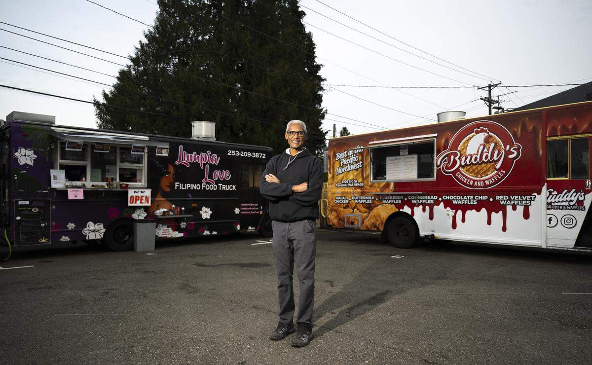 Albert Frank wants to turn a vacant lot he owns at 6th and Stevens into a hub for food trucks. He has built a website and is working with the city and health department to find a possible solution to allow for additional amenities like seating and a public restroom.