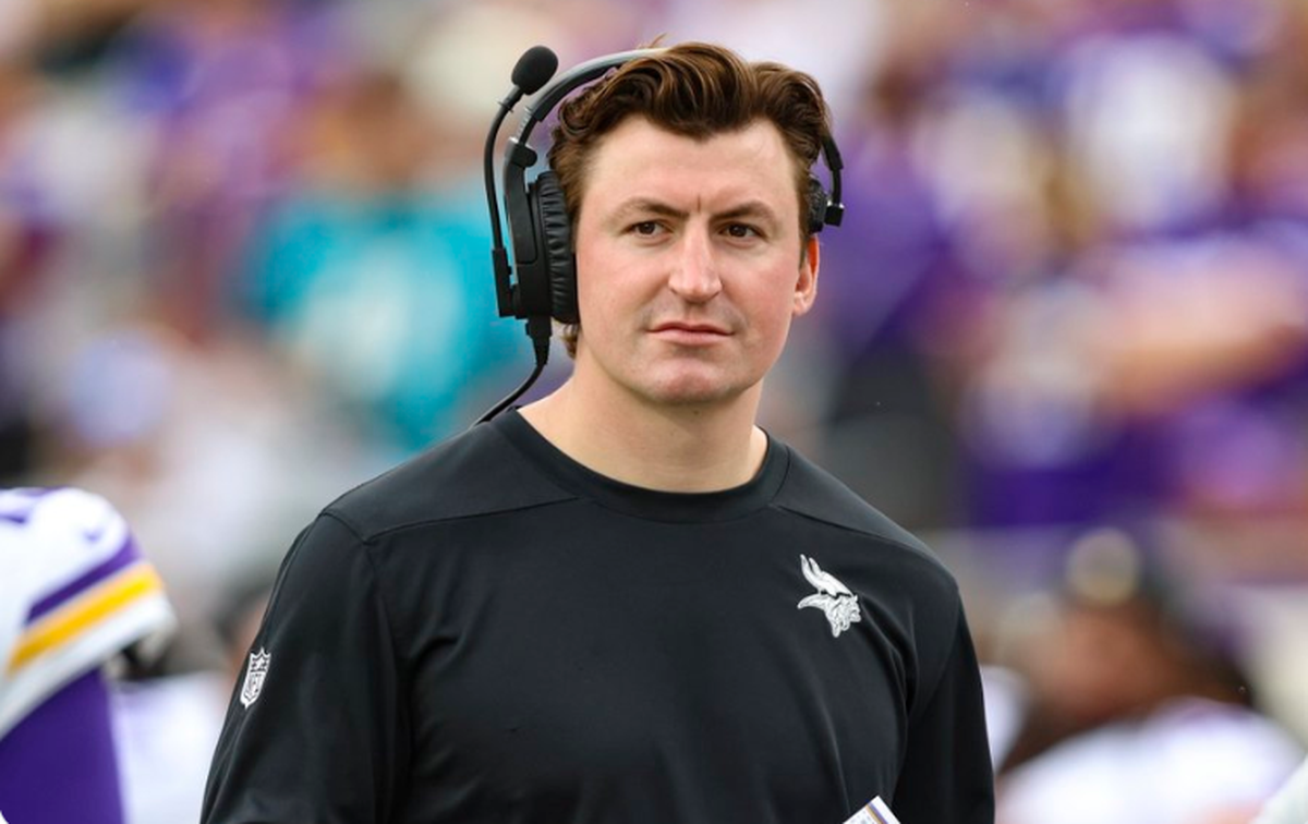 The Seahawks reportedly asked the Vikings for permission to interview Grant Udinski, Minnesota’s 28-year-old assistant offensive coordinator, about Seattle’s open offensive-coordinator job. NFL Network reported that Jan. 14, 2025.