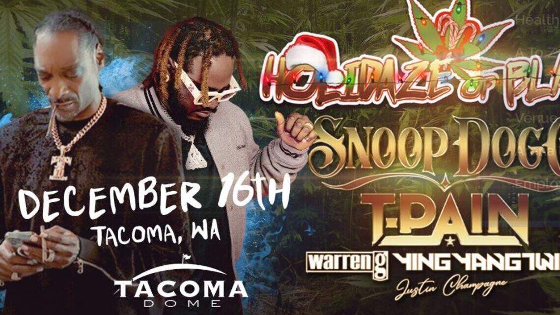 Snoop Dogg is blazing to the Tacoma Dome for the Holidaze