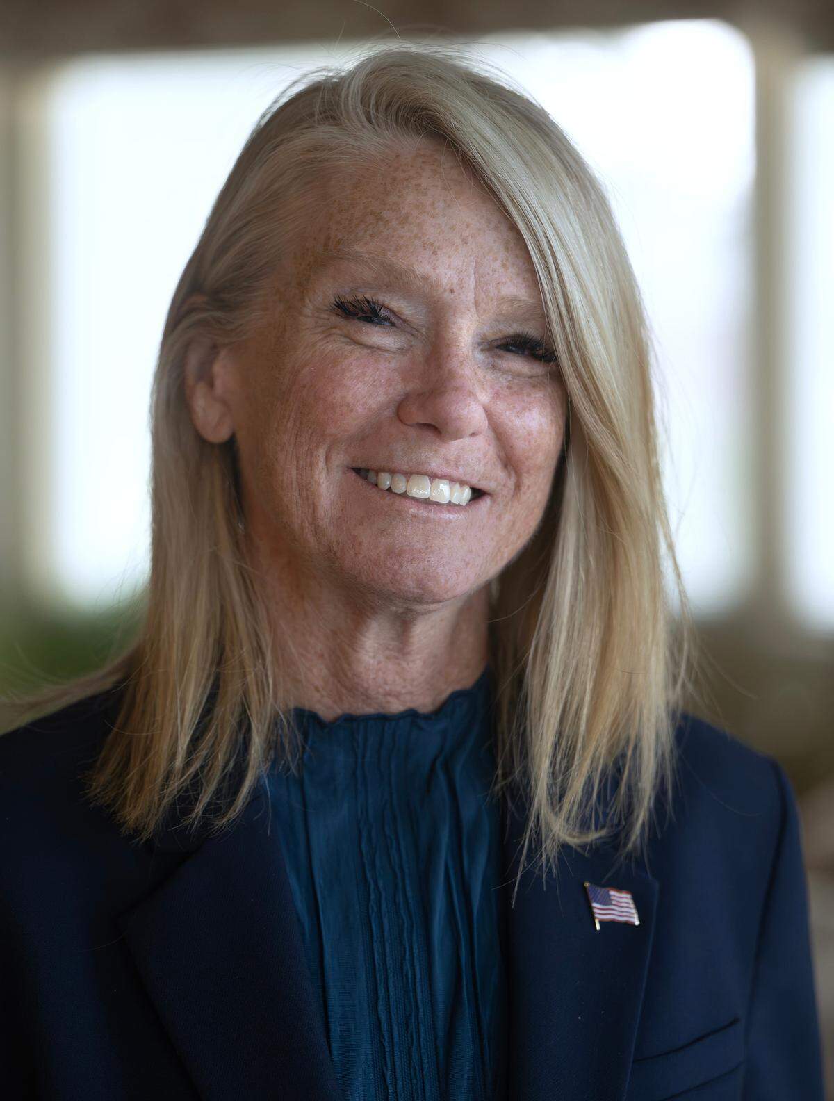 Patti Jackson, the current Patrol Chief with the Pierce County Sheriff’s Department, is a candidate for Pierce County Sheriff. She is shown in Tacoma, Washington, on Friday, Oct. 11, 2024.