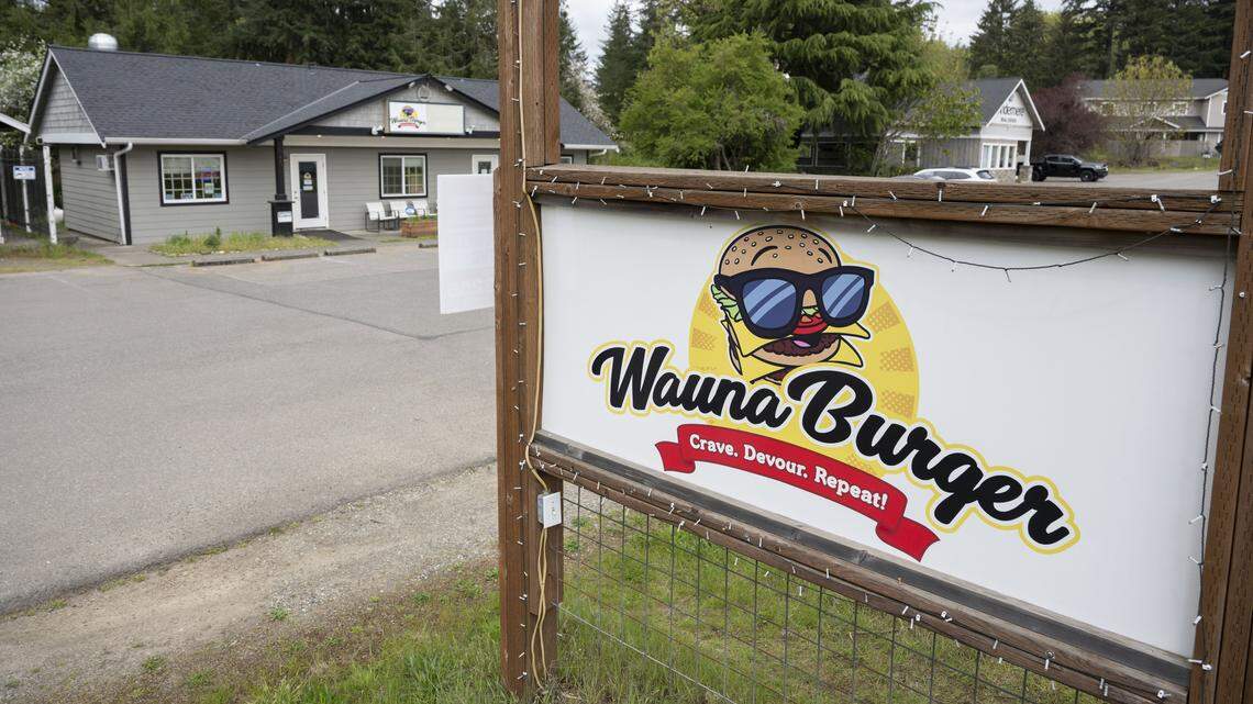 Wauna Burger is pictured on Tuesday, April 28, 2026, in Gig Harbor, Wash.