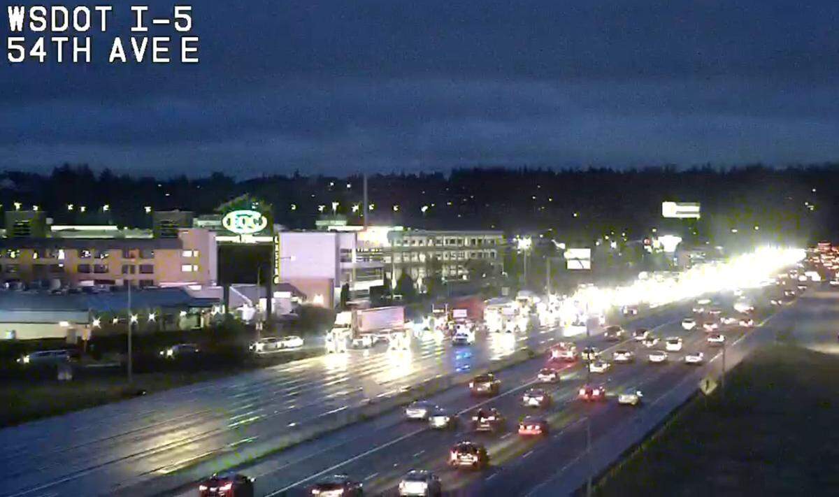 A 20-year-old man was fatally struck by several cars early Monday morning on Interstate 5 in Fife, leading to a shutdown of all southbound traffic lanes for several hours.