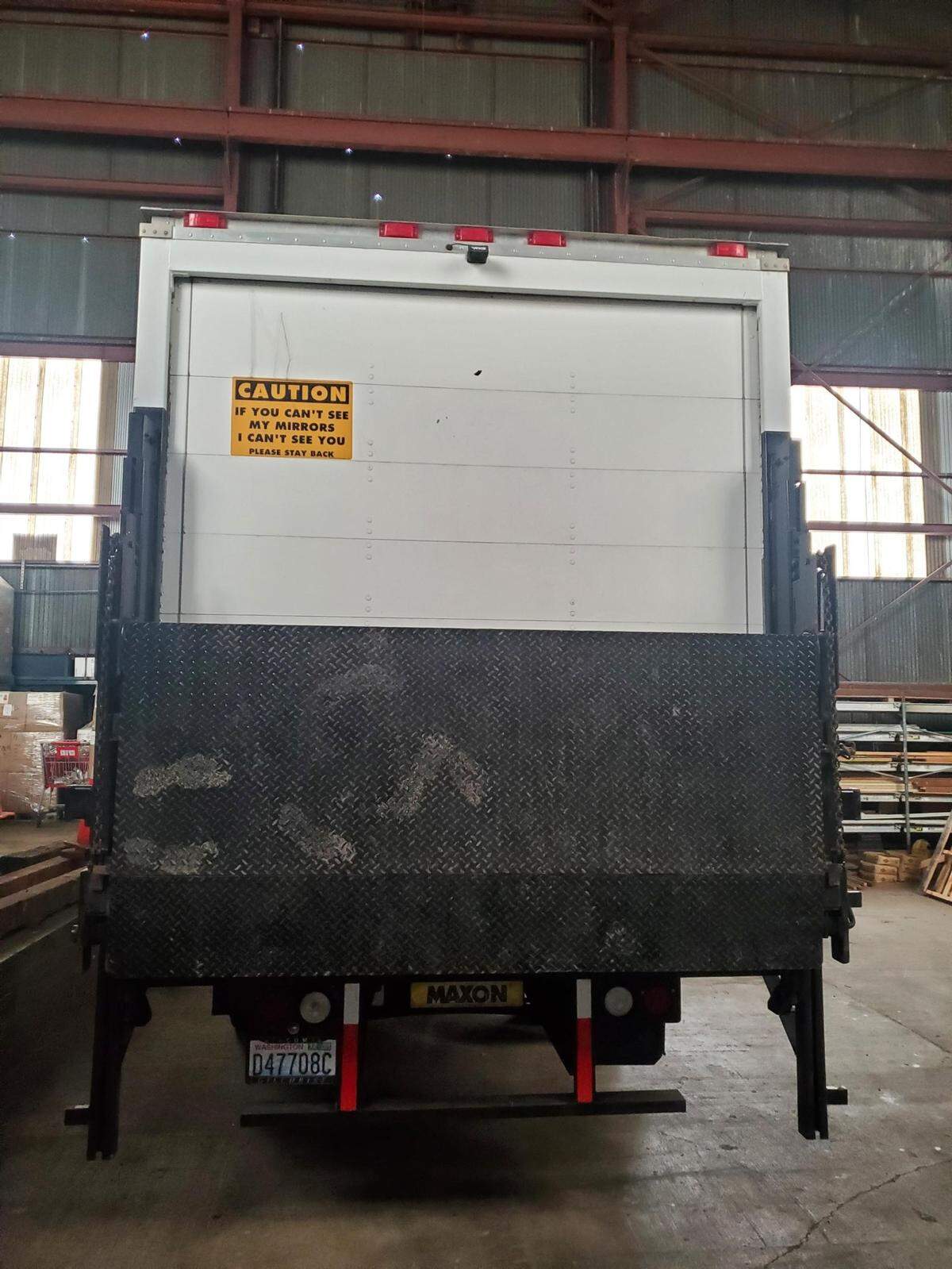 This truck was stolen from the Tacoma/Pierce County Habitat for Humanity warehouse in Tacoma on Tuesday.