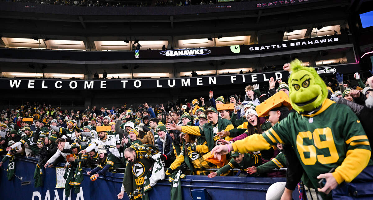Green Bay Packersfans wait for players to exit after the Green Bay Packers 30-13 victory at Lumen Field, on Sunday, Dec. 15, 2024, in Seattle, Wash.