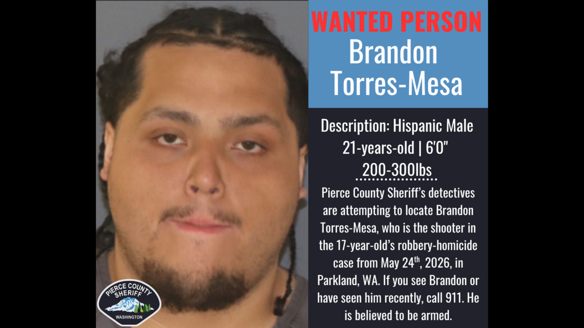 Suspect who allegedly shot Parkland teenager still at large, police say
