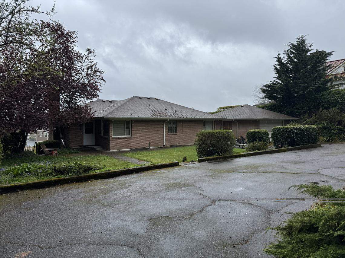 The city of Gig Harbor acquired a single-family home overlooking the harbor as part of a land purchase that included Soundview Forest in 2018. The house is at 7601 Soundview Dr. in Gig Harbor, Wash., pictured on Tuesday, April 14, 2026.