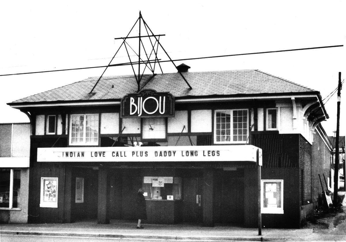 The once and future Blue Mouse Theatre during the 1970s when it was called The Bijou.