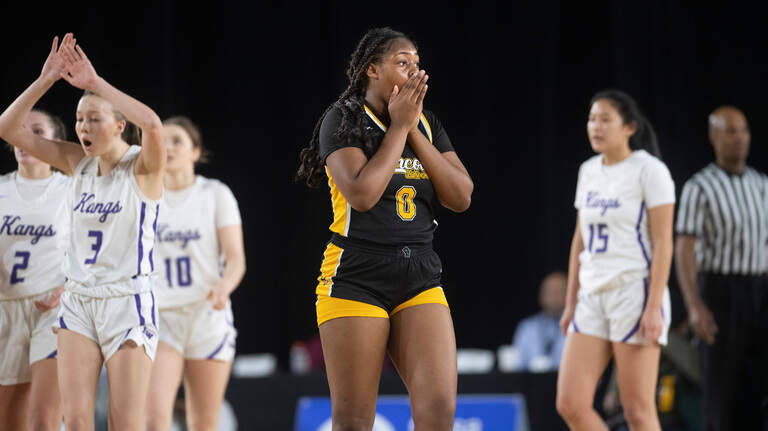 PHOTOS: Lincon Abes fall to Lake Washington in state quarterfinals, 57-52