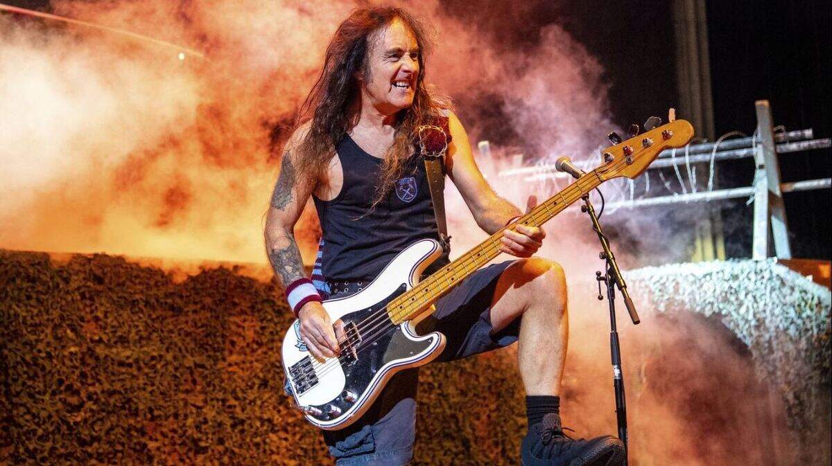 Steve Harris and Iron Maiden, pictured here during a previous tour stop, are bringing the U.K. metal greats to the Tacoma Dome in 2024.