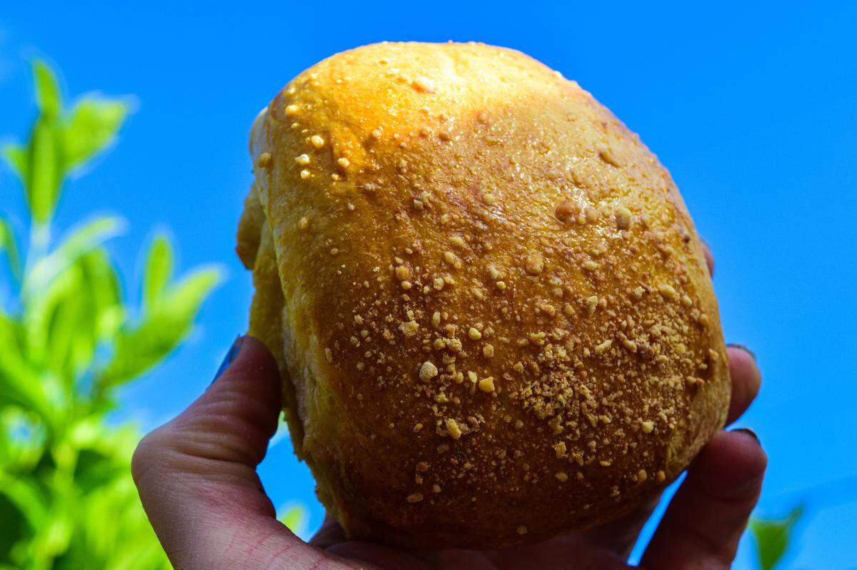 Don’t skip the array of savory piroshky, which are best enjoyed warm.