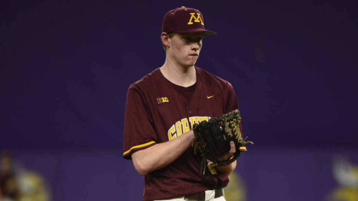 Minnesota right-handed pitcher, Gig Harbor 2017 graduate Patrick Fredrickson has found success as a freshman pitcher for the Gophers, playing in the Big Ten conference.