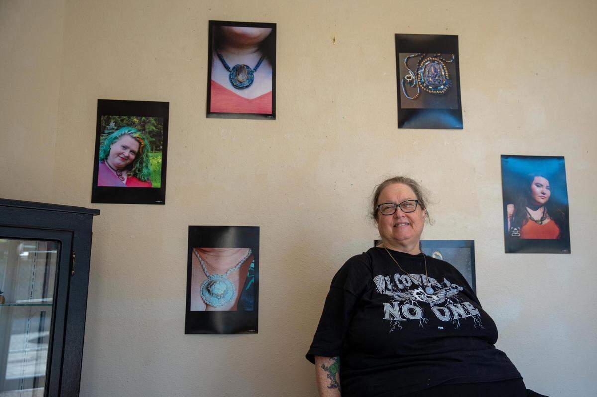 Anita Latch has been making jewelry since she was a teenager and has helped get her through the COVID-19 Pandemic.