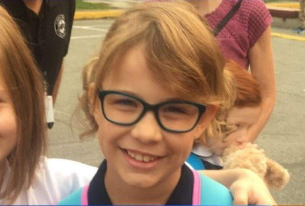 Katelyn Rogers, 10, was struck by a hit-and-run driver in Parkland on Saturday as she rode her scooter in front of her house.
