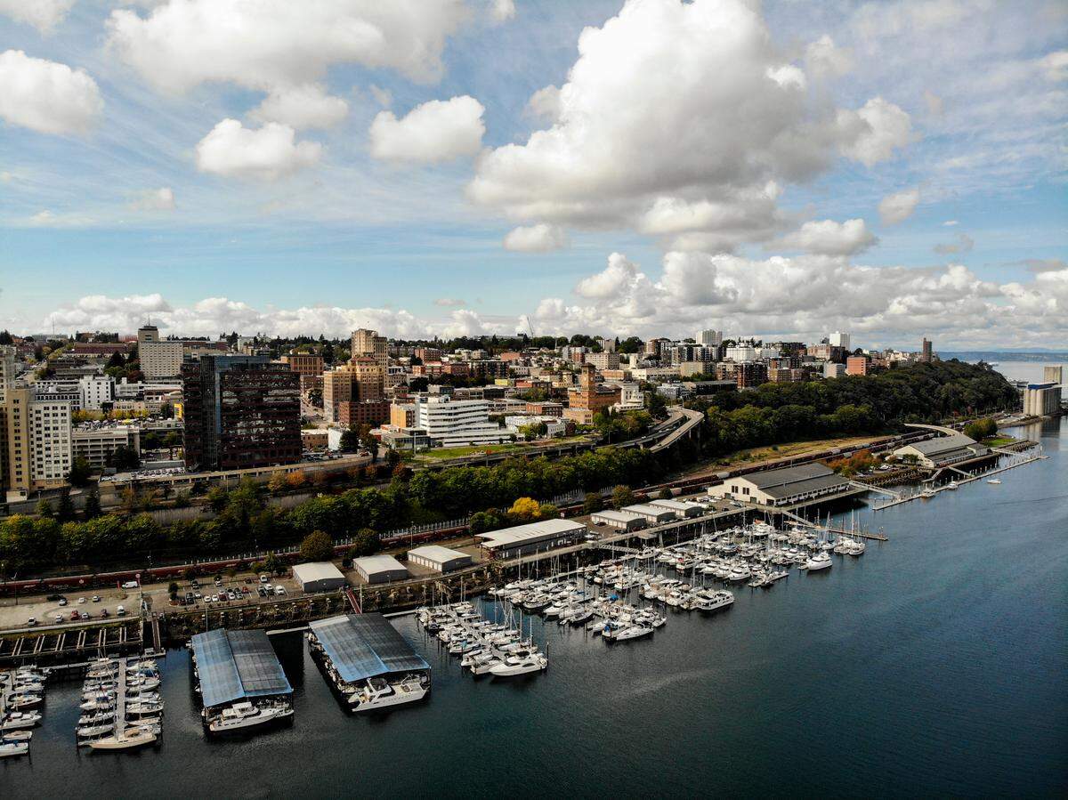 The Foss Harbor Marina, on Monday, Sept. 19, 2024, in Tacoma.