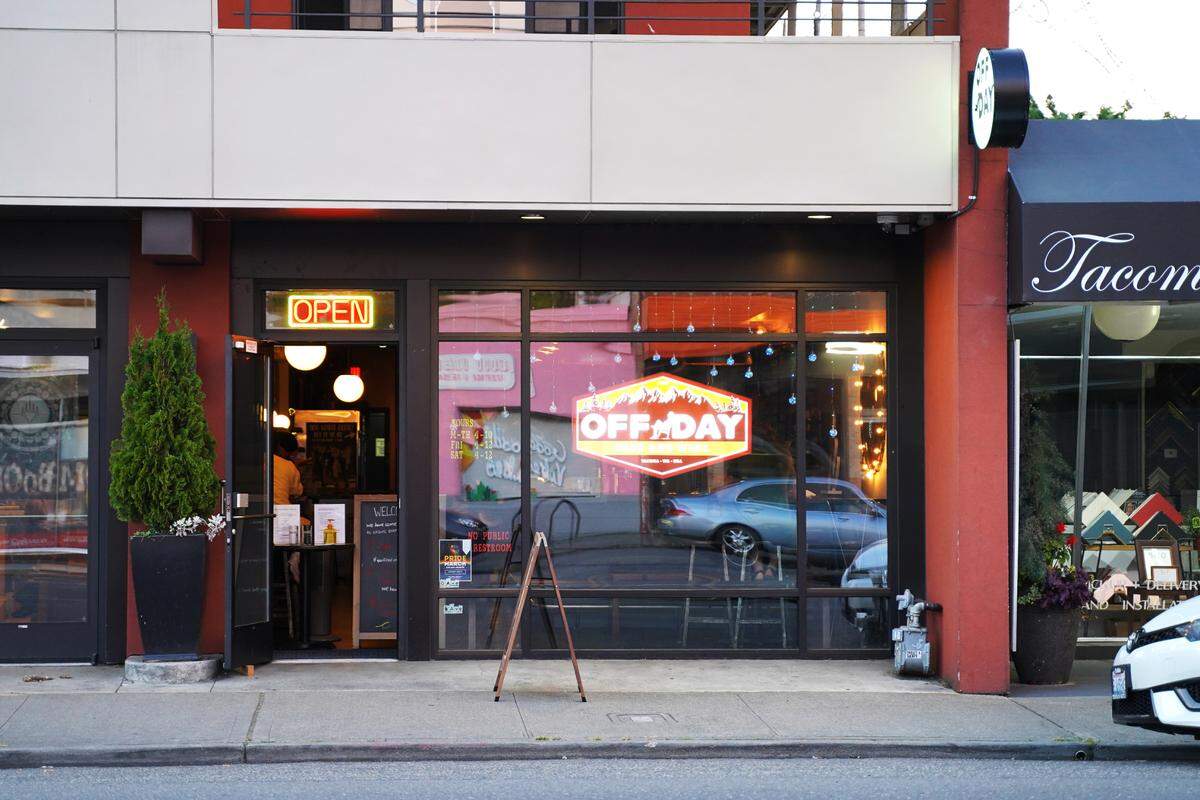 Off Day serves beer and wine in a relaxed atmosphere at 3013 Sixth Avenue in Tacoma, Wash.
