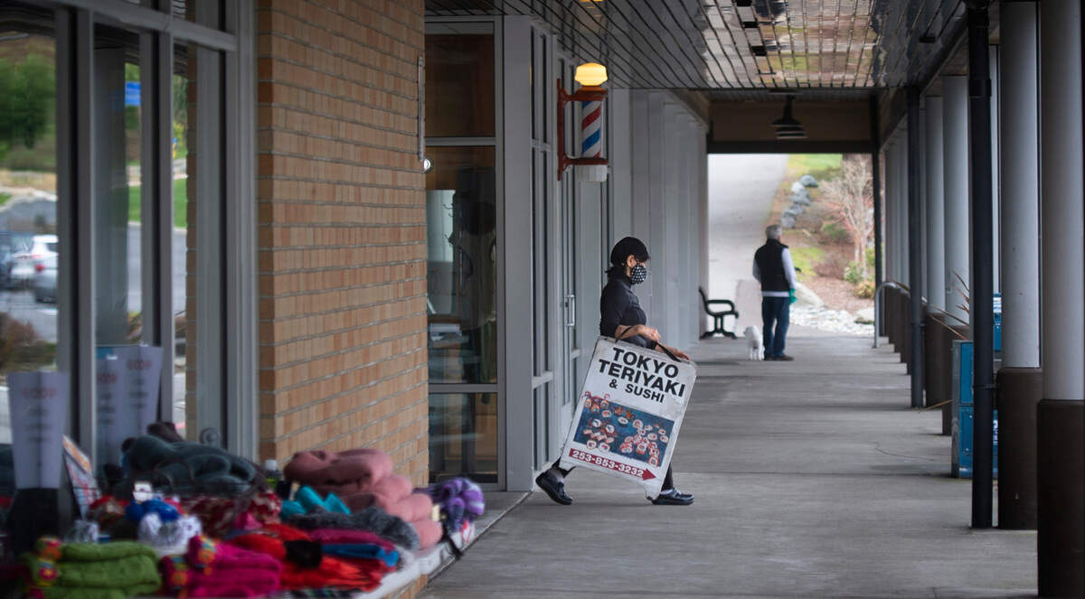 Plans to attract a regional grocery store to the Peninsula Shopping Center in Gig Harbor, Washington, - on Thursday, March 17, 2022 - are moving slowly. Rush Development bought partial stake in the center Feb. 25, 2020, but says it’s “too soon in the process” to discuss any potential work at the site.
