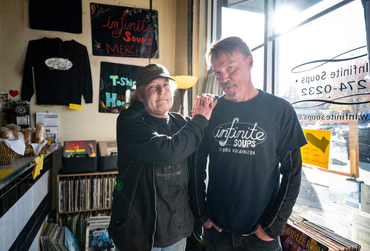 Infinite Soups co-owners Wendy Clapp and Todd Deshazo have created hundreds, if not thousands, of soups in their 15 years in downtown Tacoma.