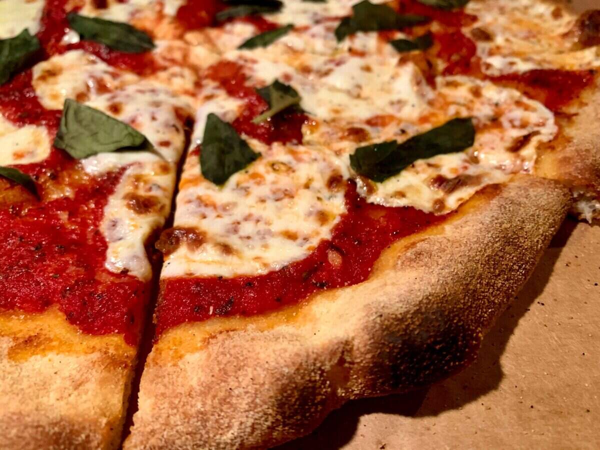 Wicked Pie Pizza in downtown Puyallup slings a sturdy thin-crust pie in a cool setting with a full bar.