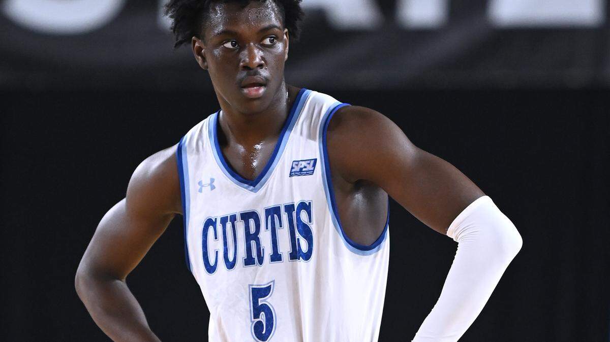 Curtis junior Zoom Diallo during the state quarterfinal game at the WIAA state basketball tournament in the Tacoma Dome in Tacoma, Washington, on Wednesday, March 1, 2023.