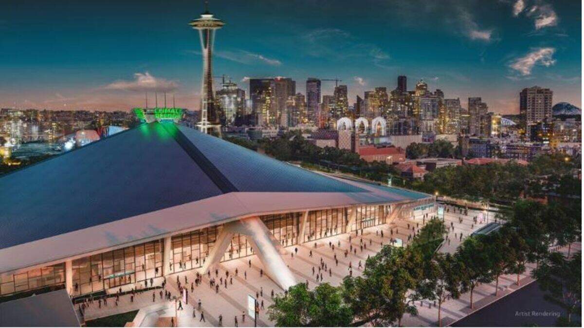 Seattle’s new NHL team announces a naming-rights agreement with Amazon for the venue the franchise is building under the historic roof of the former KeyArena in Seattle Center. It’s going to be Climate Pledge Arena. The team says it will be the world’s first zero-carbon arena.