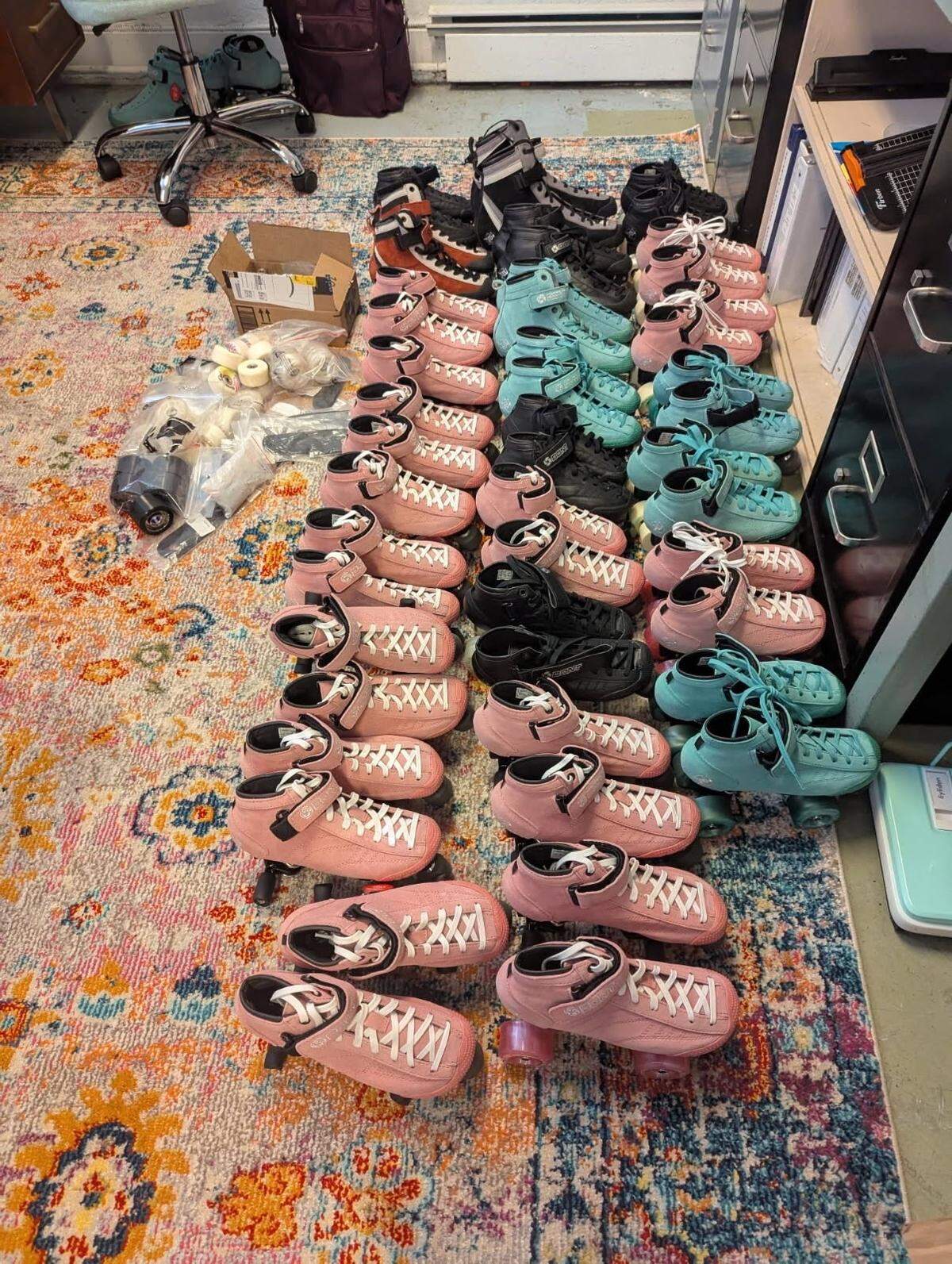 By October 2025, Skate Night had added several boxes of new and refurbished skates donated by Bont, a premier skate manufacturer based in Australia, to their inventory. Community members stepped in to sponsor the cost of shipping.