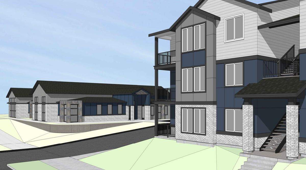 The apartment complex at 202 27th Ave. SE will have 236 units across eight buildings and a clubhouse.