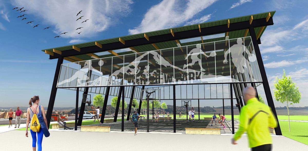 The city of Sumner has plans to install a roof over the basketball court in Rainier View Park. Other upgrades include modifying the basketball court and adding benches along the perimeter of it.