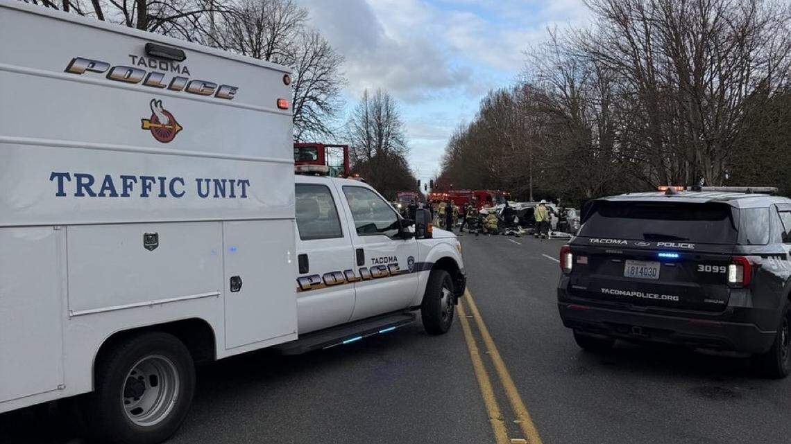 Crash on Tacoma’s Yakima Avenue kills two drivers and dog, police say
