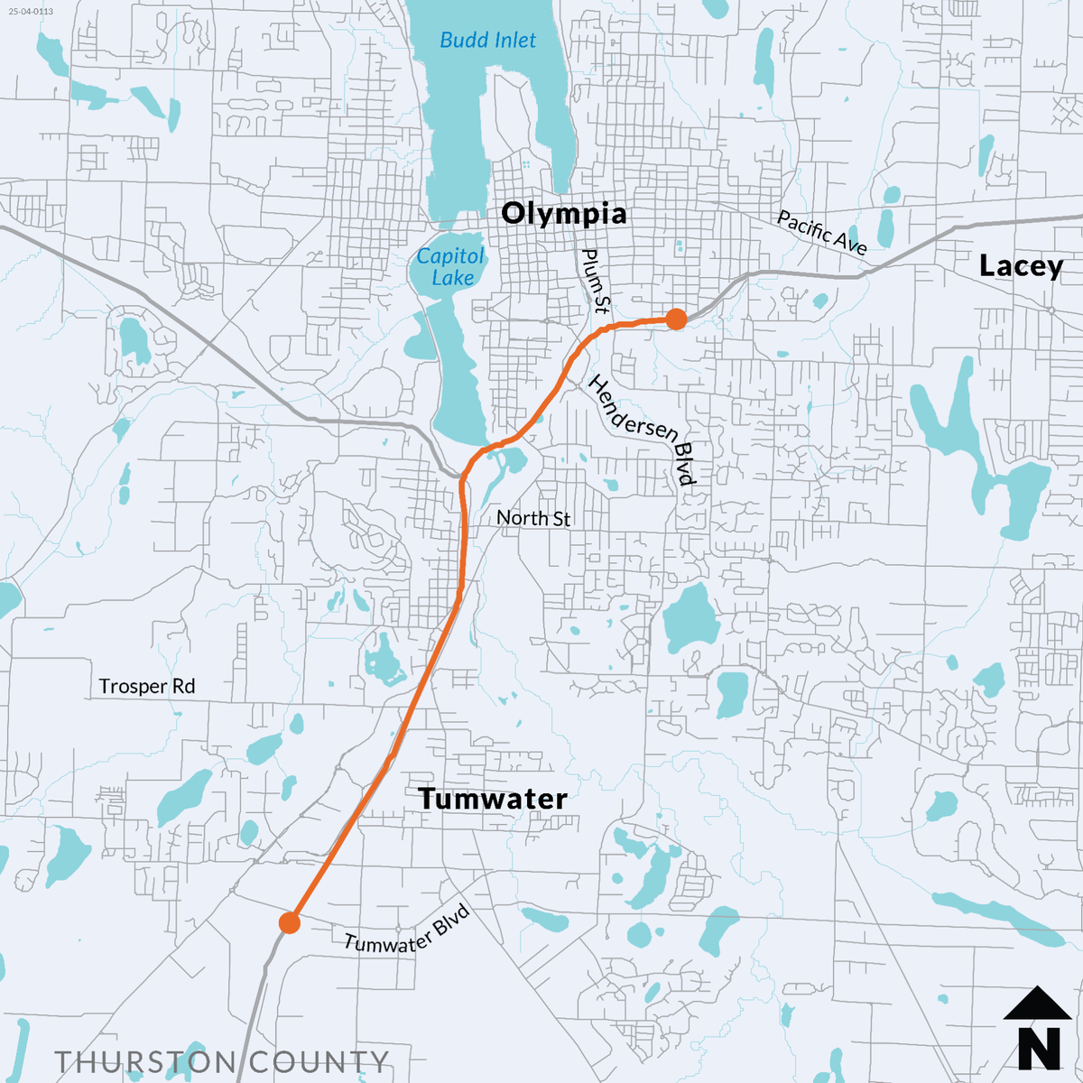 Road repaving work on Interstate 5 between Pacific Avenue and 93rd Avenue (State Route 121) in Olympia will begin in July through the fall.