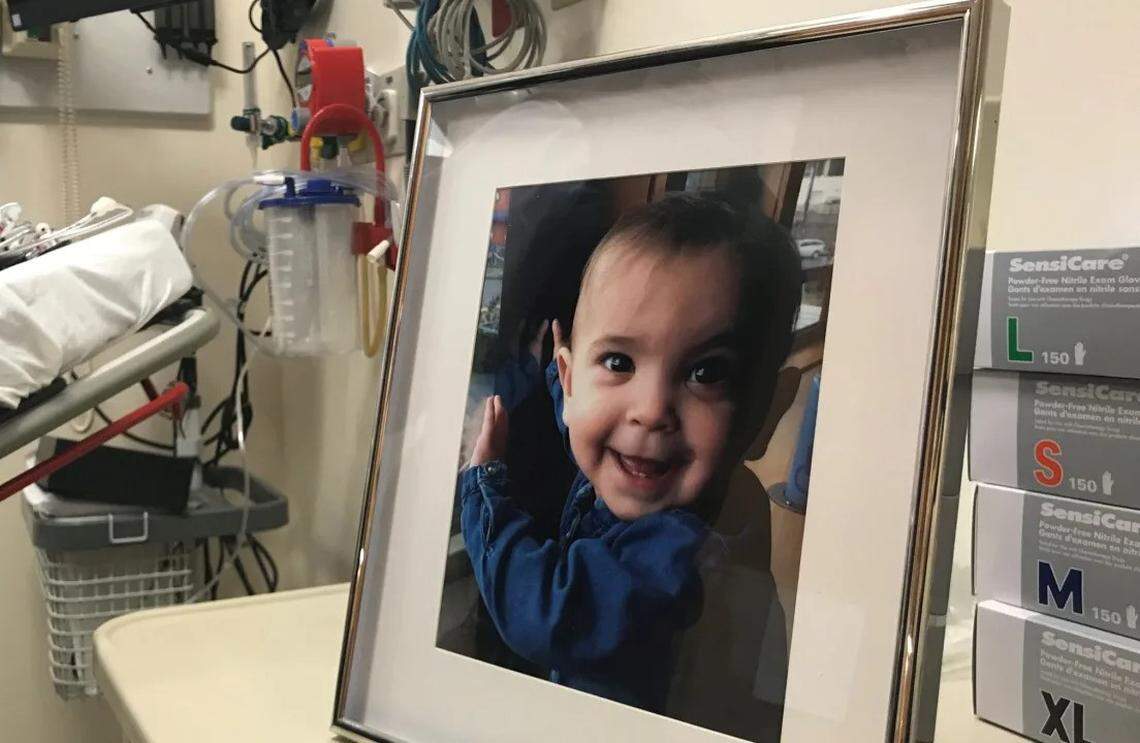 A photo of Claire Raphael in the CPR training room at Mary Bridge Children’s Hospital in Tacoma.
