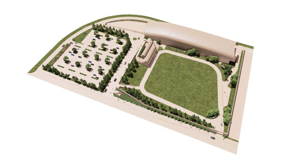 Concept art depicts the site of a soon-to-be “regional innovation hub,” the result of a partnership between Tacoma Public Schools and LeMay - America’s Car Museum to provide Tacoma youth with access to dedicated space to learn about robotics.