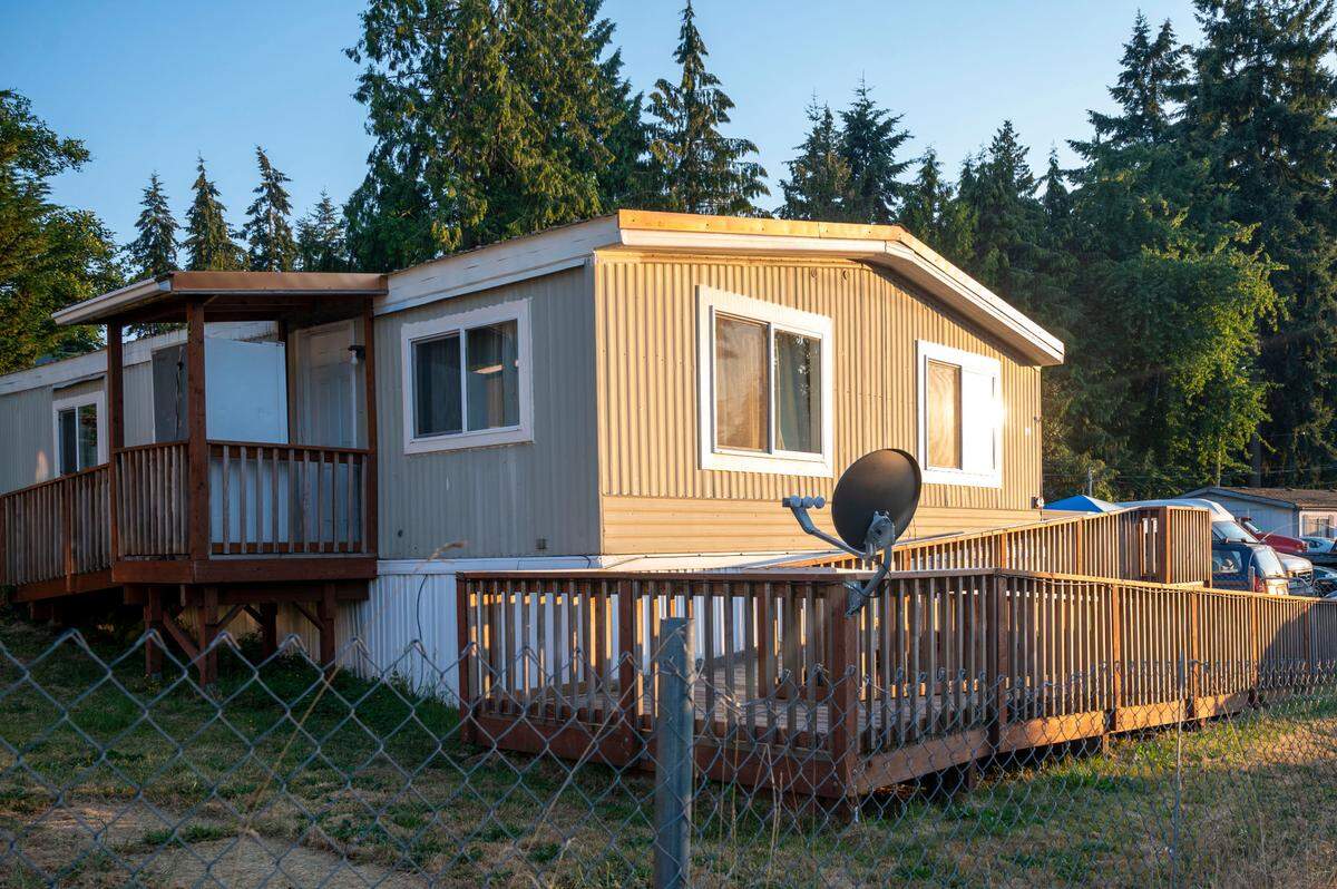 Armando Aragon and his wife, Maria Gonzalez, spent thousands of dollars to have ramps built outside their mobile home so it was ADA accessible for their son, Brian.