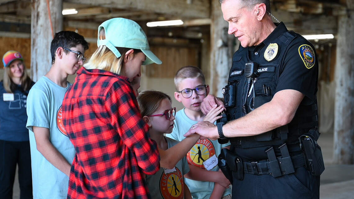 The camp their son loved got cut. Now they host one for kids with visual disabilities